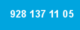 928 137 11 05 928 137 11 05